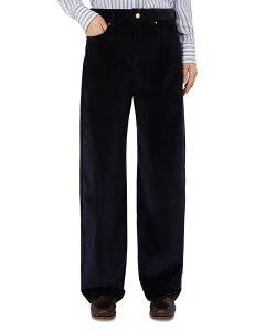 �}�b�N�X�}�[�� ���f�B�[�X �{�g���X �J�W���A���p���c �R�[�f�����C Max Mara Studio Mstfragola Corduroy Pants Navy �l�C�r�[