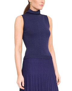 �X�^�E�h ���f�B�[�X �A�E�^�[ �j�b�g�E�Z�[�^�[ ���b�N�l�b�N �m�[�X���[�u STAUD Montclair Mock Neck Sleevelessweater Midnight