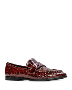 �u���b�N�X�G�[�h�X�^�W�I ���f�B�[�X �V���[�Y �p���v�X ���[�t�@�[ Black Suede Studio Women's Classic Loafer Flats Cinnamon Croc