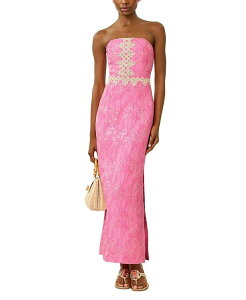 �����[�s�����b�c�@�[ ���f�B�[�X �g�b�v�X �����s�[�X �}�L�V Lilly Pulitzer Kristella Maxi Dress Conch Shell Pink �s���N