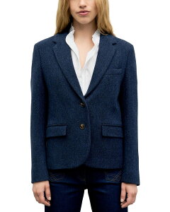 �W�F�����h�E�_���� ���f�B�[�X �A�E�^�[ �W���P�b�g�E�u���]�� Gerardarel Juliet Herringbone Two Buttonotch Collar Jacket Navy �l�C�r�[