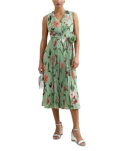 �t�F�C�Y�E�G�C�g ���f�B�[�X �g�b�v�X �����s�[�X �v�` �v���[�c Phaseight Petitesimara Pleatedress Green �O���[��
