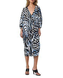 �_�C�A�� �t�H�� �t�@�X�e���o�[�O ���f�B�[�X �g�b�v�X �����s�[�X DIANE von FURSTENBERG Remi Dress Zebra Id Big Mist �A�j�}��