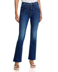 �}�U�[ ���f�B�[�X �{�g���X �f�j���p���c �u�[�c�J�b�g �u�[�c �W�[���Y MOTHER The Buckle Bunny Hustler High Rise Bootcut Jeans in Cosmicowgirl Cosmicowgirl