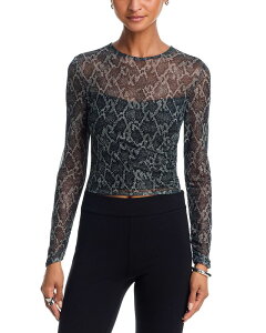 �W�F�l���[�V�������u ���f�B�[�X �g�b�v�X �V���c ���b�V�� Generation Love Vivi Leopard Mesh Top Forest Python Moss �t�H���X�g