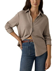 �t�@���e�B ���f�B�[�X �A�E�^�[ �j�b�g�E�Z�[�^�[ �V���c Faherty Legend Sweater Shirtimber Twill