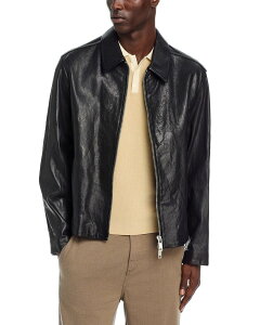 �t���[�S �����Y �A�E�^�[ �W���P�b�g�E�u���]�� ���U�[ HUGO Liro Leather Jacket Black �u���b�N