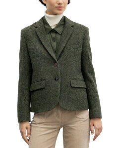 �W�F�����h�E�_���� ���f�B�[�X �A�E�^�[ �W���P�b�g�E�u���]�� Gerardarel Juliet Herringbone Two Buttonotch Collar Jacket Khaki Green �O���[��