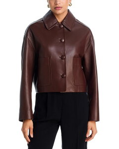 �G�[�G���V�[ ���f�B�[�X �A�E�^�[ �W���P�b�g�E�u���]�� ���U�[ A.L.C. Brooks Leather Jacket Milk Chocolate �`���R���[�g