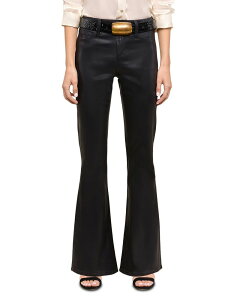 ���W�����X ���f�B�[�X �{�g���X �f�j���p���c �v�` �R�[�g �W�[���Y L'AGENCE Petites Marty Mid Rise Coated Flare Jeans inoir Noir Coated