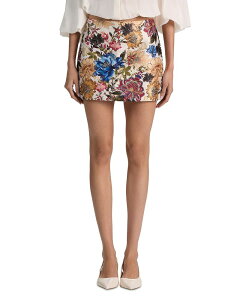 �A���X�A���h�I���r�A ���f�B�[�X �{�g���X�J�[�g �~�j Alice and Olivia Rubi Micro Mini Skirt Fallen PetalsM