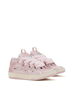 �����o�� ���f�B�[�X �V���[�Y �X�j�[�J�[ �i�C���� Lanvin Women's Curb Sneakers Inylon Vieux Rose 1