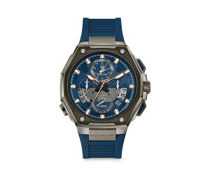 �u���o ���f�B�[�X �A�N�Z�T���[ �r���v Bulova Precisionist Chronograph 44.5mm Blue �u���[