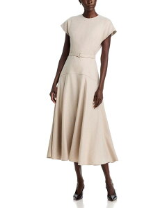 �q���[�S�{�X ���f�B�[�X �g�b�v�X �����s�[�X Hugo Boss Dopala Melange Beltedress Bisque Melange