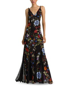 �A���X�A���h�I���r�A ���f�B�[�X �g�b�v�X �����s�[�X Alice and Olivia Nisa Cutaway Twistrap Eveningown Moonlit Manor