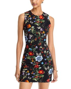 �A���X�A���h�I���r�A ���f�B�[�X �g�b�v�X �����s�[�X �~�j �m�[�X���[�u Alice and Olivia Wynell Sleeveless Mini Dress Moonlit Manor SM