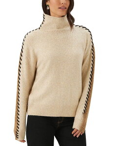 �J�����P�[�� ���f�B�[�X �A�E�^�[ �j�b�g�E�Z�[�^�[ �J���[�u���b�N Karen Kane Whipstitched Colorblocked Sweater Oat/ Camel �L������