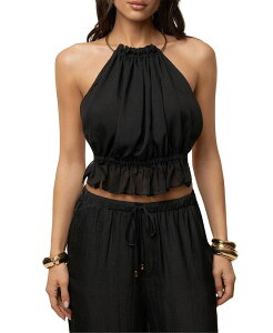 �W�F�C���b�N�X���[�x�� ���f�B�[�X �g�b�v�X �V���c �z���^�[ JLUXLABEL Moonlit Coast Halter Top Black �u���b�N