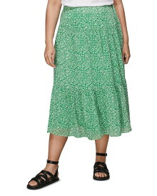 ホイッスルズ レディース スカート ボトムス Indo Floral Faux Wrap Midi Skirt Greenmulti