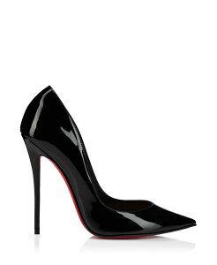 �N���X�`�����E���u�^�� ���f�B�[�X �V���[�Y �p���v�X ���U�[ Christian Louboutin Women's La Pigalle 120 mm Patent Leather Stiletto Pumps Black �u���b�N