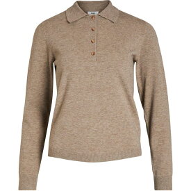 【送料無料】 オブジェクト レディース ポロシャツ トップス Thess Polo Shirt Fossil