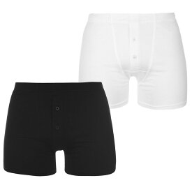 【送料無料】 スラセンジャー メンズ ボクサーパンツ アンダーウェア 2 Pack Boxers Mens Black/White