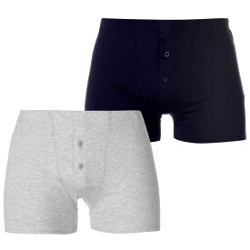 【送料無料】 スラセンジャー メンズ ボクサーパンツ アンダーウェア 2 Pack Boxers Mens Grey/Navy