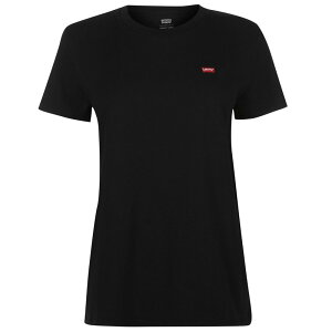 ���[�o�C�X ���f�B�[�X �g�b�v�X T�V���c Levis Perfect Tee Mineral Black �u���b�N
