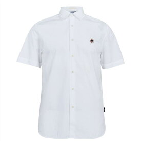 【送料無料】 テッドベーカー メンズ シャツ トップス Fonsho Short Sleeve Shirt White