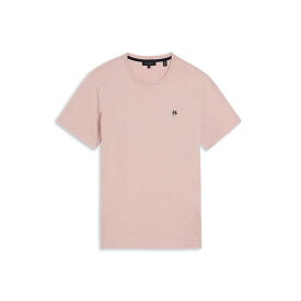 【送料無料】 テッドベーカー メンズ Tシャツ トップス Oxford T Shirt Dusky Pink