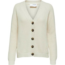 【送料無料】 セレクテッドフェム レディース ニット・セーター カーディガン アウター Lulu Cardigan Birch