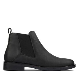 【送料無料】 クラークス レディース ブーツ・レインブーツ シューズ Memi Top Chelsea Boots Black Leather