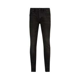 【送料無料】 オールセインツ メンズ デニムパンツ ジーンズ ボトムス Cigarette Skinny Jeans Washed Black