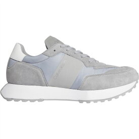 【送料無料】 カルバンクライン メンズ スニーカー シューズ Suede Trainers Grey 0IV