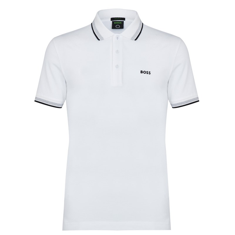 ボス メンズ Tシャツ トップス Paddy Polo Shirt White 100-