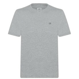 【送料無料】 シーピーカンパニー メンズ Tシャツ トップス Reverse Goggle Print T Shirt Grey Mel M93
