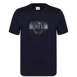�V�[�s�[�J���p�j�[ �����Y �g�b�v�X T�V���c ���S CP COMPANY 30/1 Block Logo T Shirt Total Eclip 888