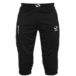 �\���f�B�R �����Y �{�g���X �J�W���A���p���c �p���c Sondico Goalkeeper Three Quarter Trousers Mens Black �u���b�N