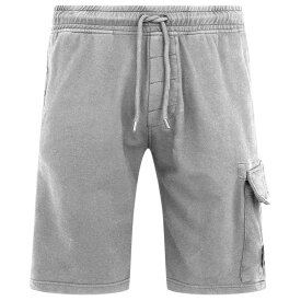 【送料無料】 シーピーカンパニー メンズ ハーフパンツ・ショーツ ボトムス Micro Lens Fleece Shorts Grey Mel M93