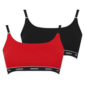 【送料無料】 フューゴ レディース ブラジャー スポーツブラ アンダーウェア Sports Bralette 2 Pack Open Red