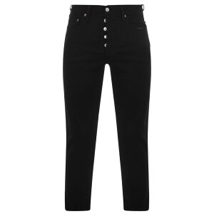 ���[�o�C�X ���f�B�[�X �{�g���X �f�j���p���c �W�[���Y Levis 501 Crop Jeans Black Sprout �u���b�N