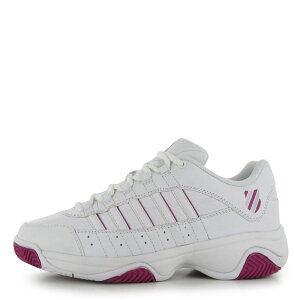 �P�[�X�C�X ���f�B�[�X �V���[�Y �X�j�[�J�[ K Swiss Court Blast Ladies Tennis Shoes White/Berry �z���C�g