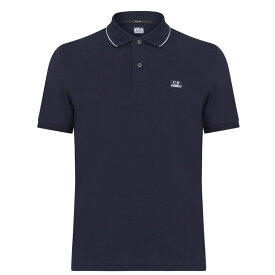 【送料無料】 シーピーカンパニー メンズ Tシャツ トップス Short Sleeve Tipped Polo Shirt Dark Navy 888
