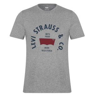 ���[�o�C�X �����Y �g�b�v�X T�V���c Levis Varsity Circle T Shirt Grey 1873 �O���[