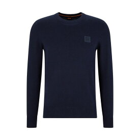 【送料無料】 ボス メンズ ニット・セーター アウター Kanovano Jumper Dark Blue 404