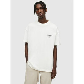 【送料無料】 オールセインツ メンズ Tシャツ トップス Underground T Shirt Ashen White
