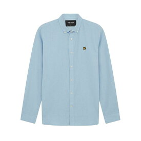 【送料無料】 ライルアンドスコット メンズ シャツ トップス Linen Shirt Light Blue W487