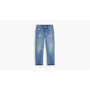 ���[�o�C�X ���f�B�[�X �{�g���X �f�j���p���c �N���b�v�h �W�[���Y Levis 501 Cropped Jeans Z0626 Light Ind
