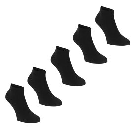 【送料無料】 スラセンジャー レディース 靴下 アンダーウェア Trainer Socks 5 Pack Ladies Dark Asst