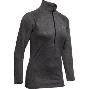 �A���_�[�A�[�}�[ ���f�B�[�X �A�E�^�[ �p�[�J�[�E�X�E�F�b�g �n�[�t�W�b�v Under Armour Tech Half Zip Top Womens Carbon Heather �w�U�[